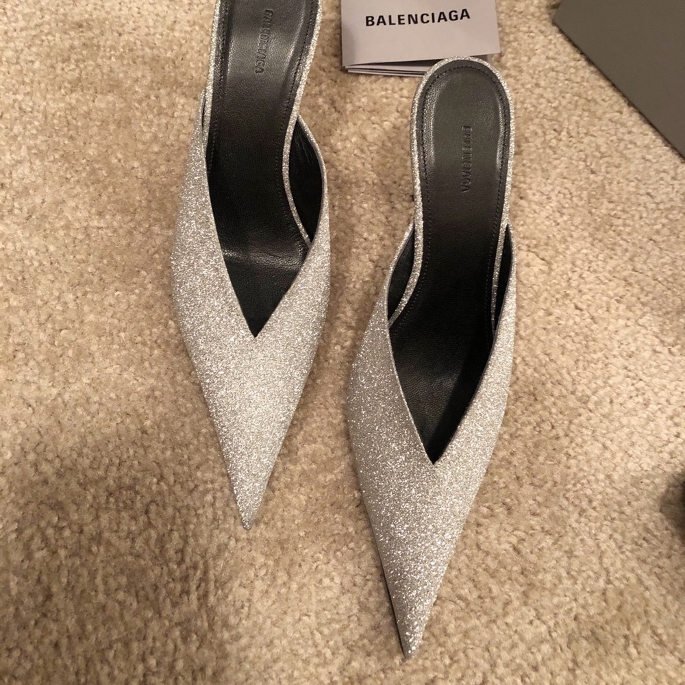 Balenciaga knife mules